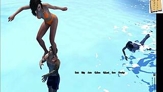 Intertwined Underwater Kissing Scene With Layla In Bikini