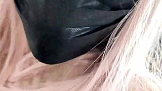 Cosplayer masturbates with beautiful feet, spreads legs, and gets deeply penetrated in tight vagina by amateur teen