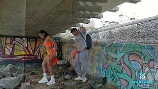 i’m bangin’ stranger mariana martix at public train, whoa!