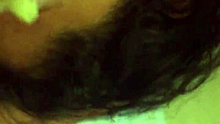 Latina couple enjoys intimate oral session