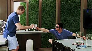 Why Do Johnny and Robbie Rivers Bareback at Penthouse Pool?