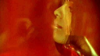 brunette milf performs seductive striptease, ripping clothes