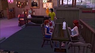 peeping on a cheating wife in blue velvet during a public comedy show