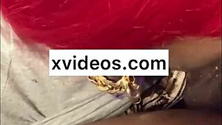 Is this ebony trans slut giving sloppy deepthroat to bbc?