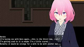 Old man watches his wife masturbate with toys and get fingered in cuckold play.