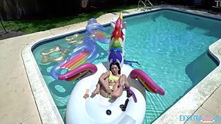 Pixie Blows Logan Lucky While Riley Jean Fingers Herself With Dildo