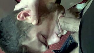 Cute Latin guy tricked into orgy with big hard cock in pool?