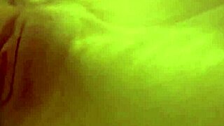 Underwater close-up of shaving shaved pussy in pool