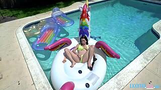 Pixie Blows Logan Lucky While Riley Jean Fingers Herself With Dildo