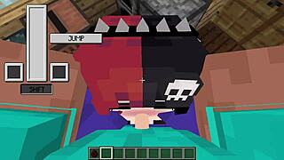 Stepsister sucks dick while fingering wet pussy