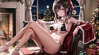Girls Masturbate Pussy For Merry Christmas Hentai
