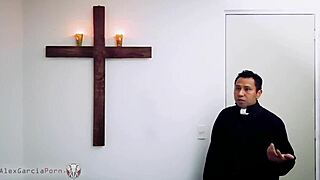 Religious nun confesses wet dreams and sins with priest 😈