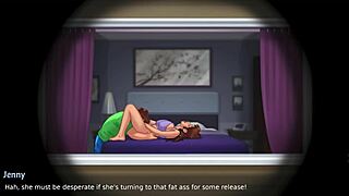 i watch step sis get her pussy licked and cum on the bed in summertime saga