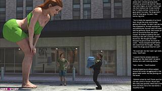 In Big Apple Small Gesture Episode 8, The 3D Cartoon Characters Engage In Hentai Sex