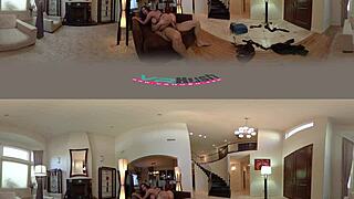 Nikki's giving you a raise in this voyeur VR experience