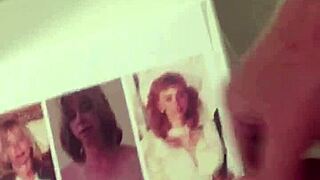 brad and ginger get a messy cum tribute while I stroke my cock slowly, building up to a huge load.