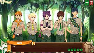 GAME FRIENDS CAMP EPISODE 3: HIKING IN THE FOREST WITH RUSSIAN VOICE ACTING