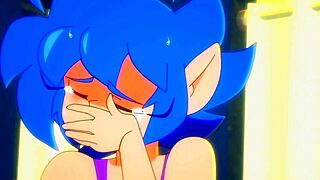 Emi heads to the gym for a rough reunion with Jaco, showing off her big tits.