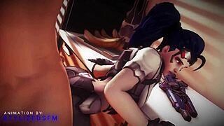 overwatch hentai compilation featuring various characters in action scenes