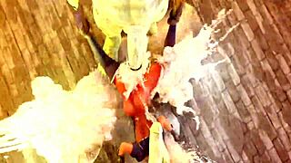 Bold hentai gangbang with blowjobs and monster cocks in OpiumUD-043