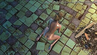 Blonde Teen 18+ Feels Intense Pleasure With Dildo In Fallout 4