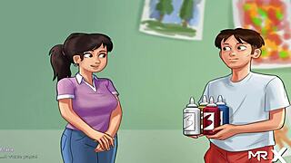 Summertime Saga's erotic picture for headmistress E4 71 😘