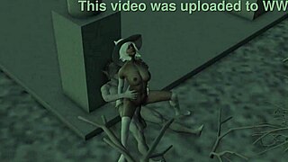 white queen fucks snow elf in 3d