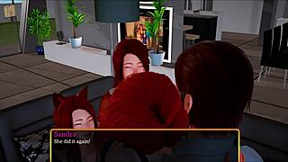 Episode 308 of my new family cartoon series with redhead teen