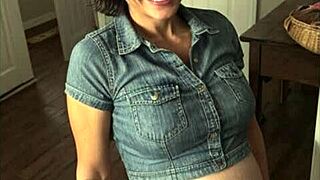 I'm making my husband a cuckold with my mother-in-law's big tits.