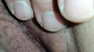 Watch this pussy open wide and invitingly, all spread out for intense play. It's dripping and ready for more action.