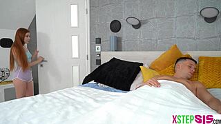 lya cutie, the euro teen stepsister, got so horny she woke up her stepbrother