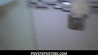 POVSTEPSISTERS - VALENTINA JEWELS AND ARIETTA ADAMS THREESOME WITH STEPBROTHER AFTER CATCHING THEM FUCKING