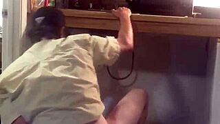 caught the gay plumber with a dildo