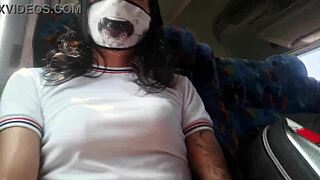 i saw a schoolgirl showing her panties on the bus