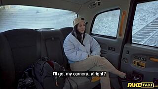 Passionate Sex Tape in Fake Taxi