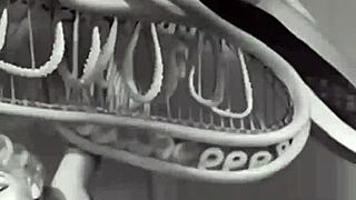 skinny guy crossdresses and fingers in lake