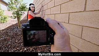 yo, my hot stepsister bambi black just rode my big cock hard!