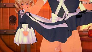 maids jean genshin impact in a group setting