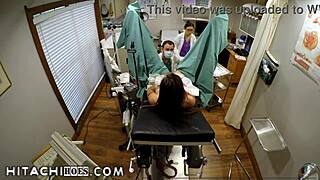 Freshman Moans From Nurse's Vibrator Orgasm.