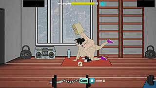 Is Fuckerman ready for intense sex in the gym part five?