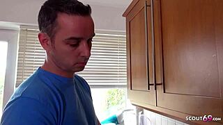 Sexy Step Sister Ava Tricked with Panties for Sloppy Fuck and Choking