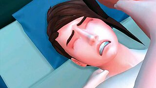 In The Sims 4 episode 1, a couple engages in passionate sex.