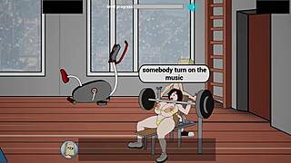 Is Fuckerman ready for intense sex in the gym part five?