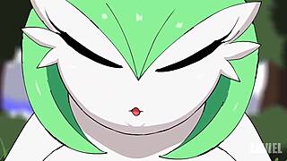 Breeding gardevoir with monster cock titty fuck!
