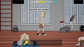 Is Fuckerman ready for intense sex in the gym part five?