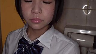 SHORT-HAIRED 18YO BEAUTY LOVES UNCLE'S BIG COCK AND GETS CREAMPIED