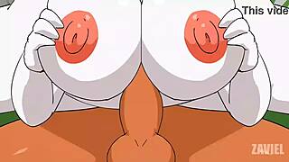 Breeding gardevoir with monster cock titty fuck!