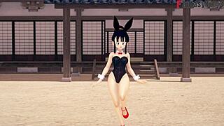 Android 18 Fucks Gohan While Bulma Discovers