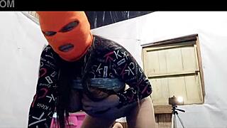 madrastra put on mask for porn with me.