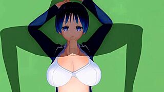 female classmate in heat in corridor, i help solve problem 3d hentai 65